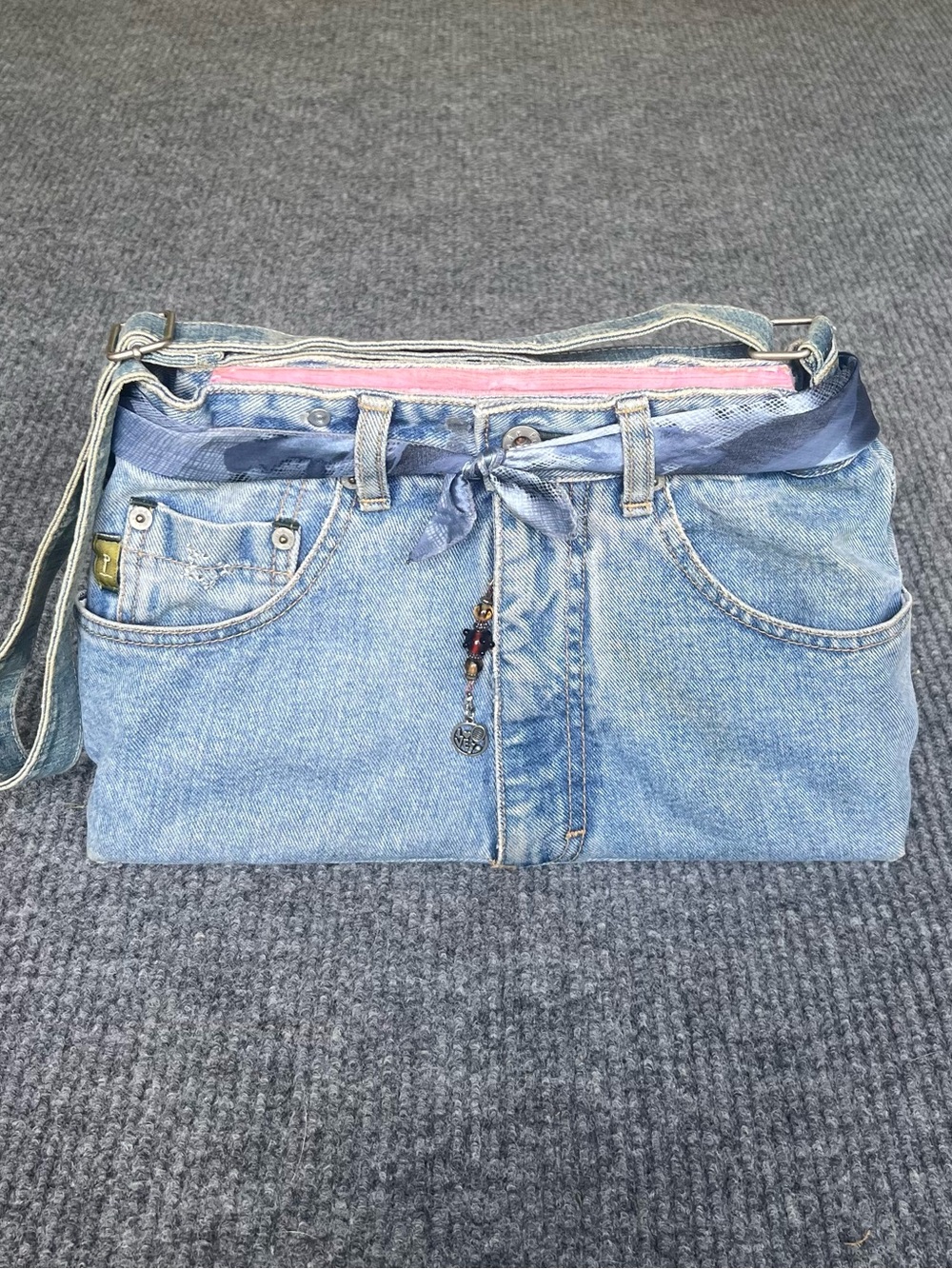 Handmade Recycled Denim Purse
